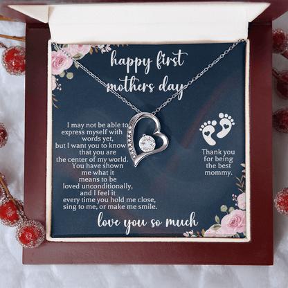 sentimental necklace gift for first time mom