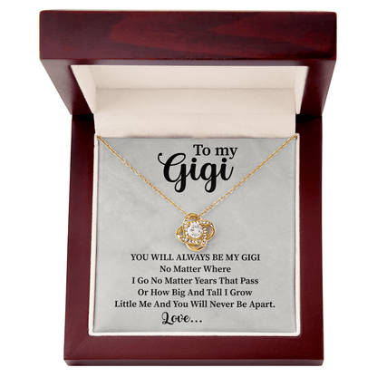 Mother’s Day necklace gift for Gigi honoring her love and guidance
