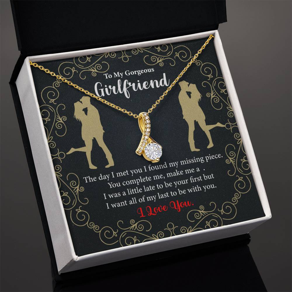 romantic jewelry gift chosen to make a girlfriend feel cherished and special