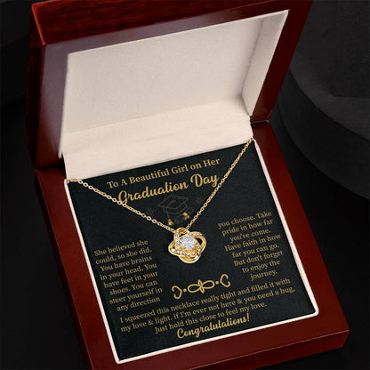 thoughtful graduation necklace gift for daughter on her big day