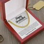 graduation necklace for him presented in an elegant keepsake gift box