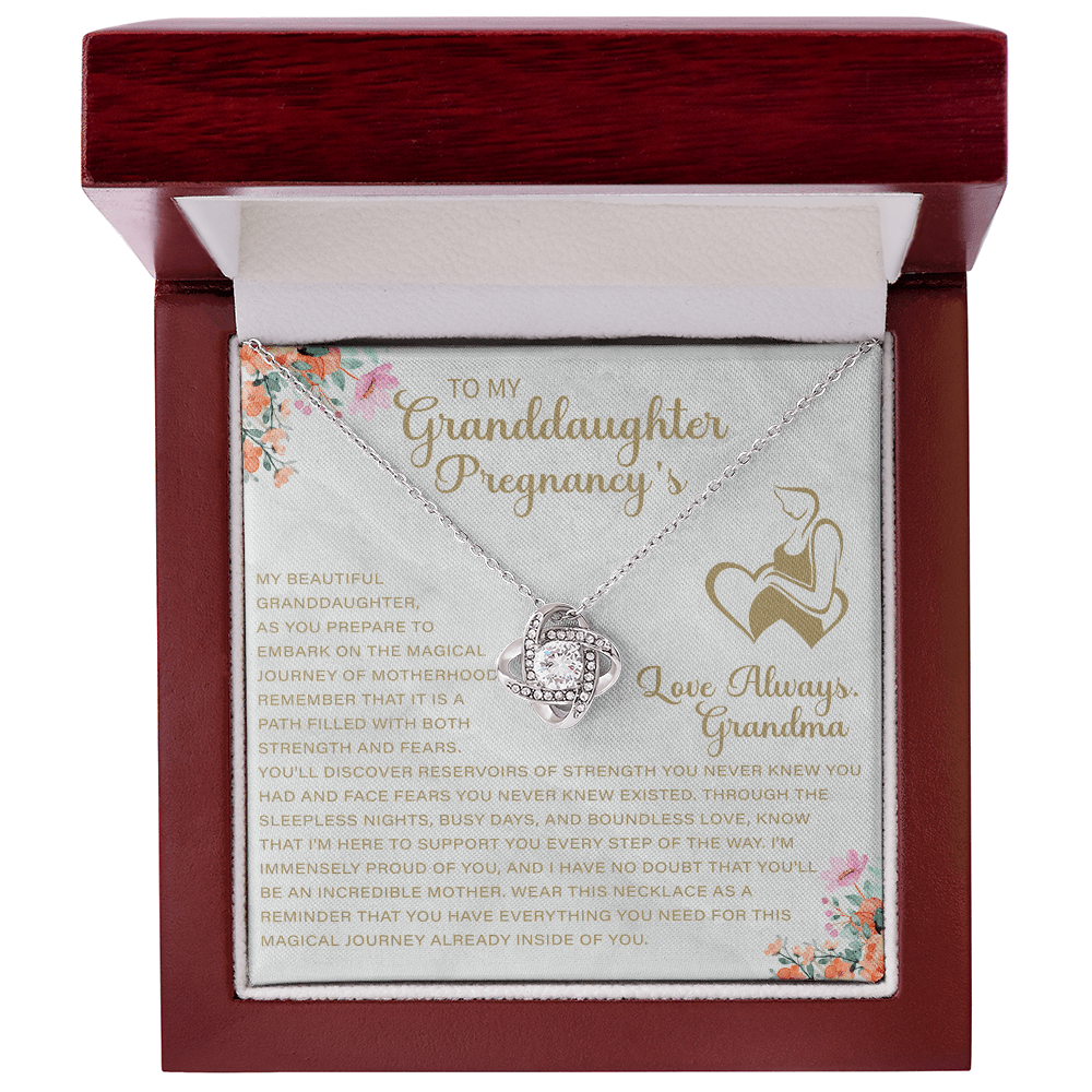 Granddaughter Pregnancy Gift For Granddaughter Baby Shower Gift For Mom To Be Gift For Expecting Mom Gift Pregnant Granddaughter Message Card Jewelry - Beauty Belliss