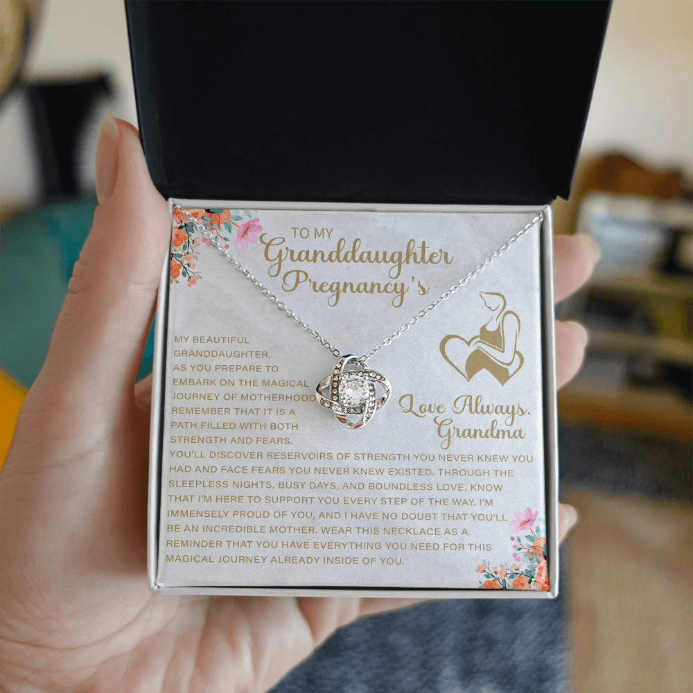 Granddaughter Pregnancy Gift For Granddaughter Baby Shower Gift For Mom To Be Gift For Expecting Mom Gift Pregnant Granddaughter Message Card Jewelry - Beauty Belliss