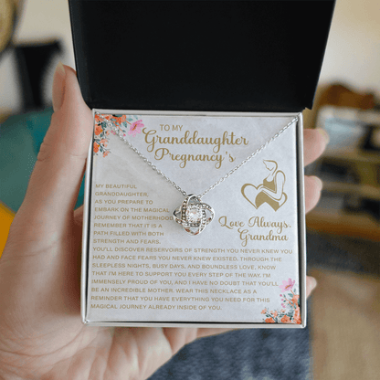 Granddaughter Pregnancy Gift For Granddaughter Baby Shower Gift For Mom To Be Gift For Expecting Mom Gift Pregnant Granddaughter Message Card Jewelry - Beauty Belliss
