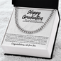 Happy Graduation Best Graduation Gifts for Him, Cuban Chain Necklace for Him on Graduation Day, High School/ College Graduation Gifts for Boy - Beauty Belliss