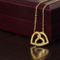 Interlocking Hearts Necklace - Beauty Belliss