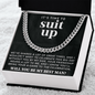 IT'S TIME TO SUIT UP WILL YOU BE MY BEST MAN CUBAN LINK CHAIN - Beauty Belliss