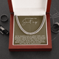 IT'S TIME TO SUIT UP WILL YOU BE MY BEST MAN CUBAN LINK CHAIN - Best Man Chain For Wedding - Best Man Proposal Gift - Mens Cuban Link Chain - Will You Be My Best Man - Beauty Belliss