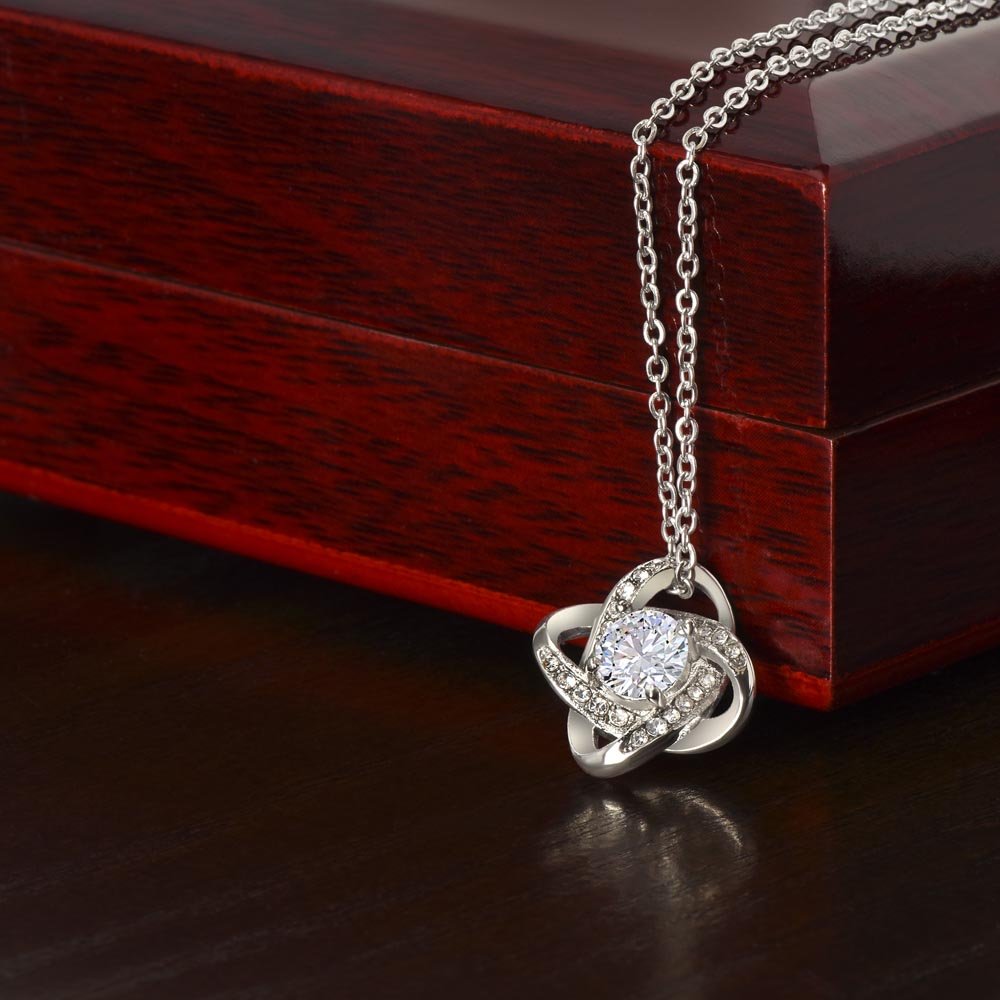 Love Knot Necklace Symbol of Eternal Bond - Beauty Belliss