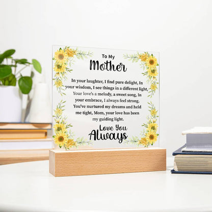 mother Acrylic Square Plaque - Beauty Belliss