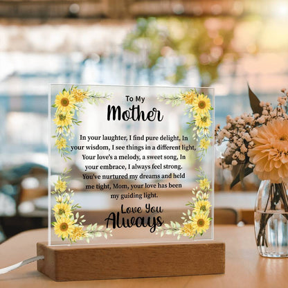 mother Acrylic Square Plaque - Beauty Belliss