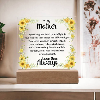 mother Acrylic Square Plaque - Beauty Belliss