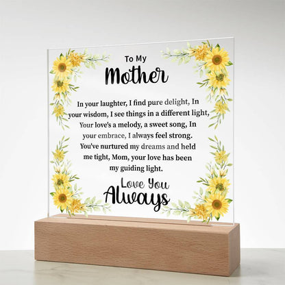 mother Acrylic Square Plaque - Beauty Belliss