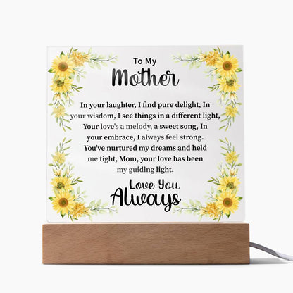 mother Acrylic Square Plaque - Beauty Belliss