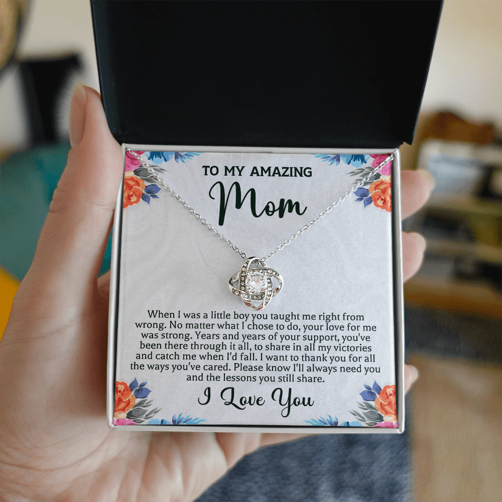 Mother's Day Necklace - To My Mom Necklace For Mother's Day Jewelry Birthday Gift - Beauty Belliss