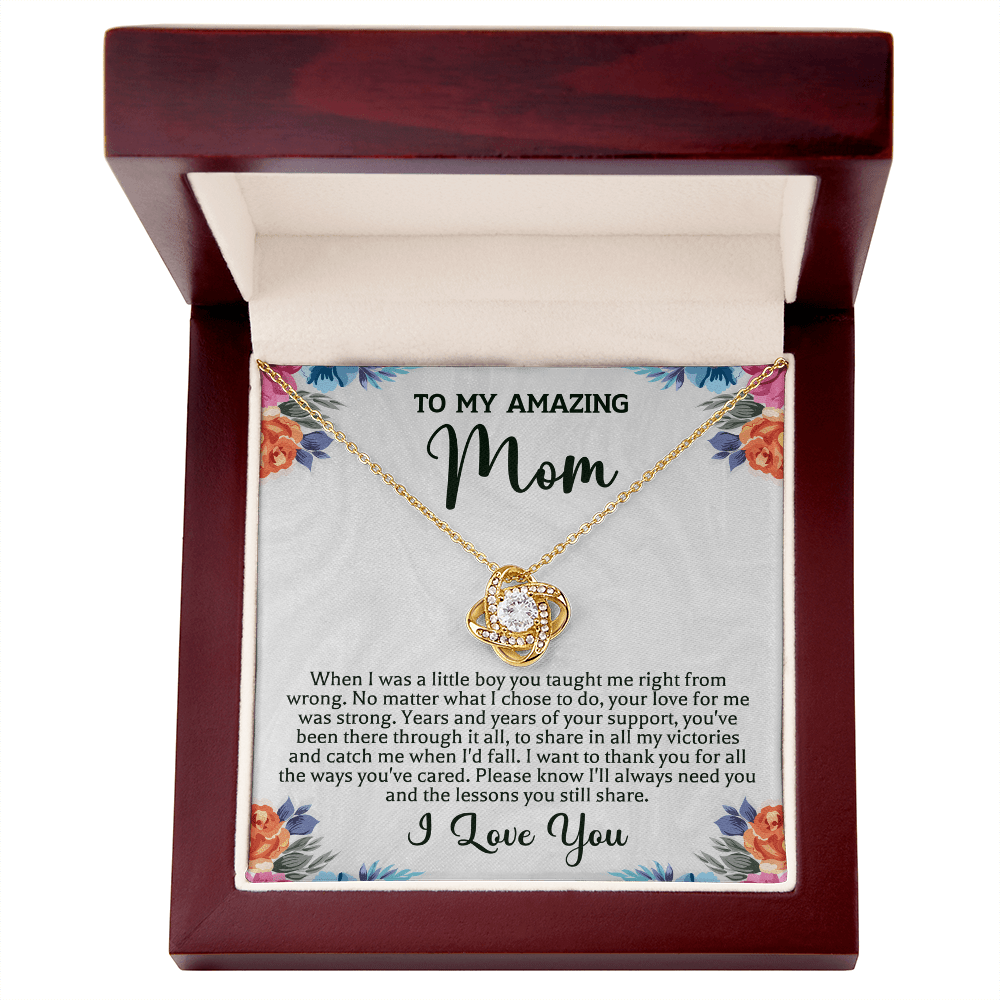 Mother's Day Necklace - To My Mom Necklace For Mother's Day Jewelry Birthday Gift - Beauty Belliss