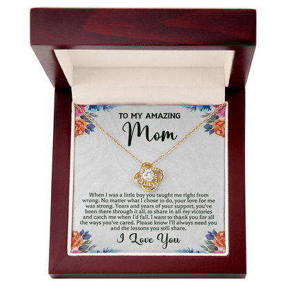 Mother's Day Necklace - To My Mom Necklace For Mother's Day Jewelry Birthday Gift - Beauty Belliss