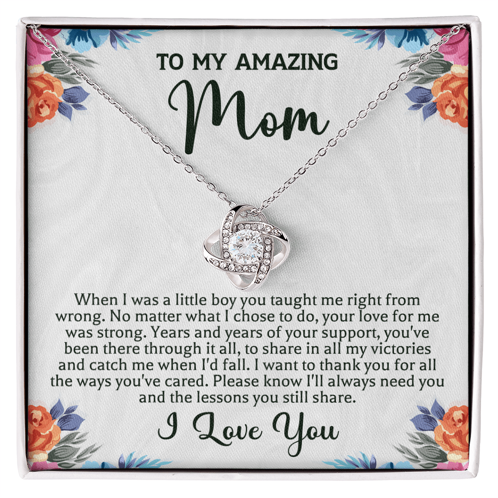 Mother's Day Necklace - To My Mom Necklace For Mother's Day Jewelry Birthday Gift - Beauty Belliss