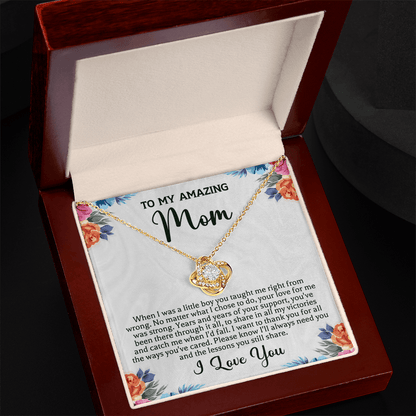 Mother's Day Necklace - To My Mom Necklace For Mother's Day Jewelry Birthday Gift - Beauty Belliss