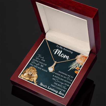 My Amazing Mom | My Best Friend - Alluring Beauty Necklace - Beauty Belliss