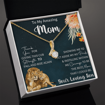 My Amazing Mom | My Best Friend - Alluring Beauty Necklace - Beauty Belliss