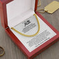 premium necklace for fiancé presented in elegant jewelry box