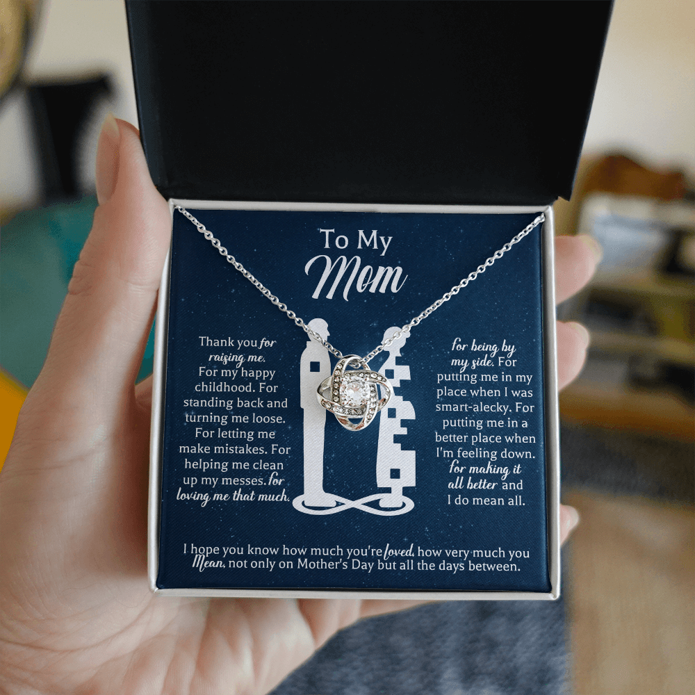 Necklace For Mom: To My Mom Presents, Mother's Day Birthday Gift Ideas From Daughter & Son - Beauty Belliss