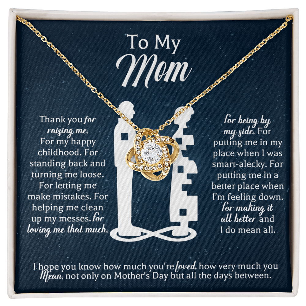 Necklace For Mom: To My Mom Presents, Mother's Day Birthday Gift Ideas From Daughter & Son - Beauty Belliss