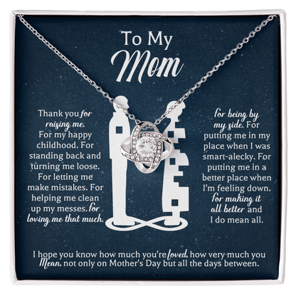 Necklace For Mom: To My Mom Presents, Mother's Day Birthday Gift Ideas From Daughter & Son - Beauty Belliss