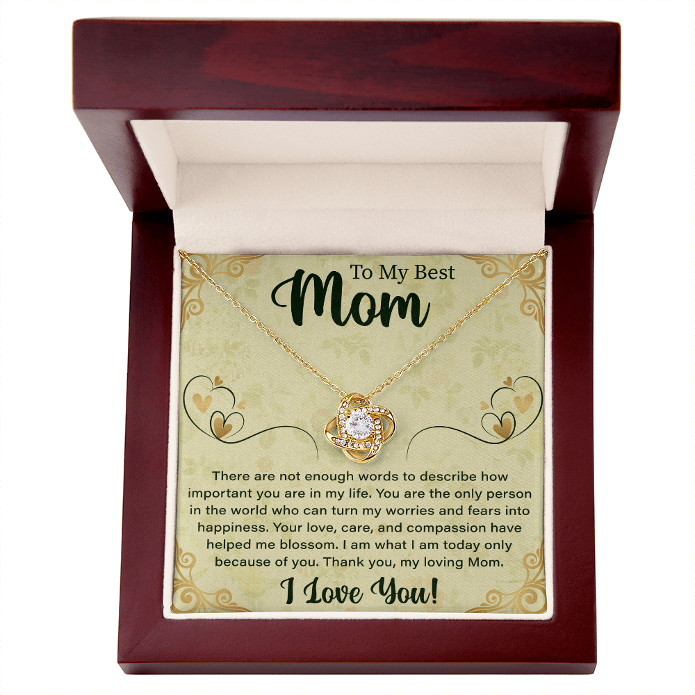 Necklace For Mom: To My Mom Presents, Mother's Day Birthday Gift Ideas From Daughter & Son - Beauty Belliss