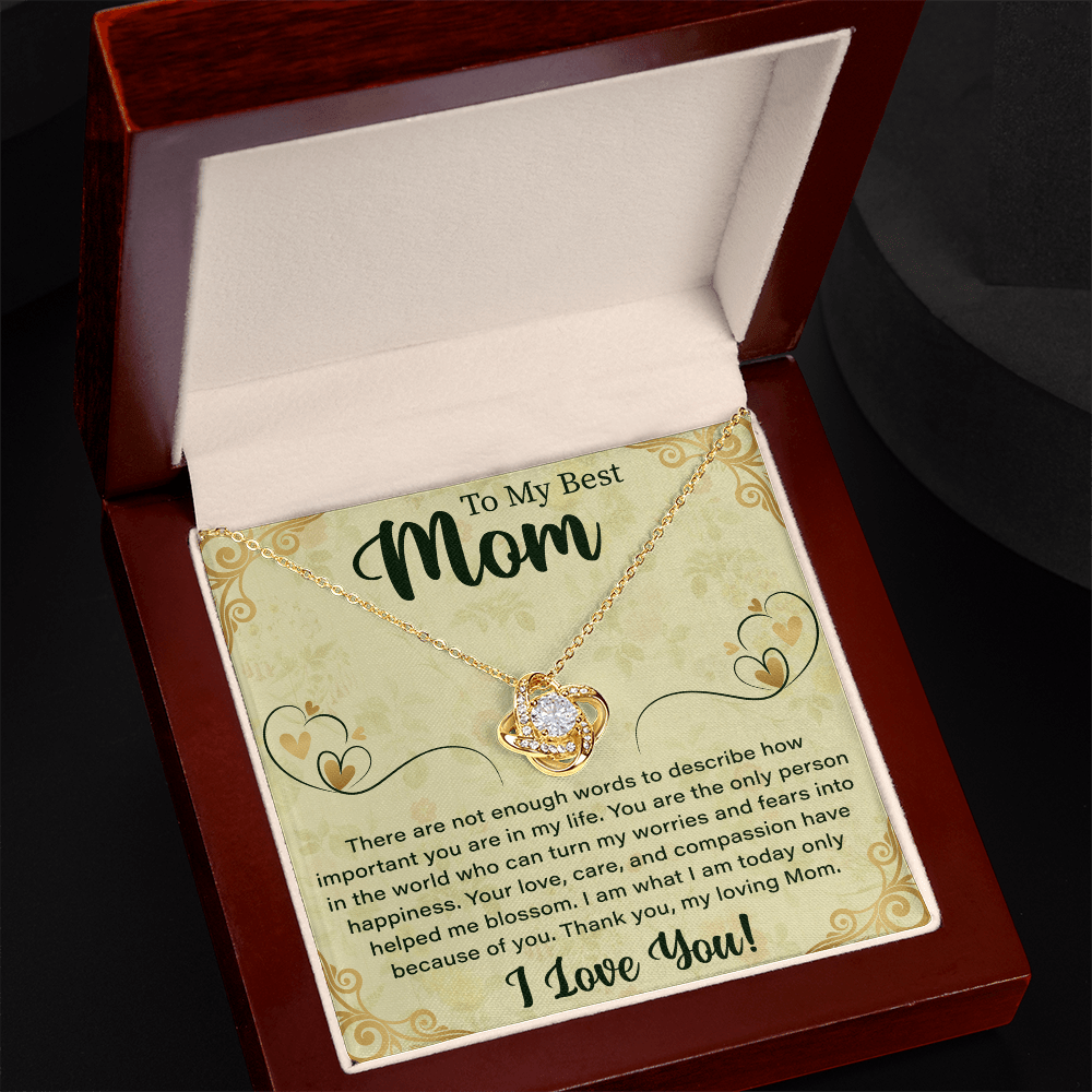 Necklace For Mom: To My Mom Presents, Mother's Day Birthday Gift Ideas From Daughter & Son - Beauty Belliss
