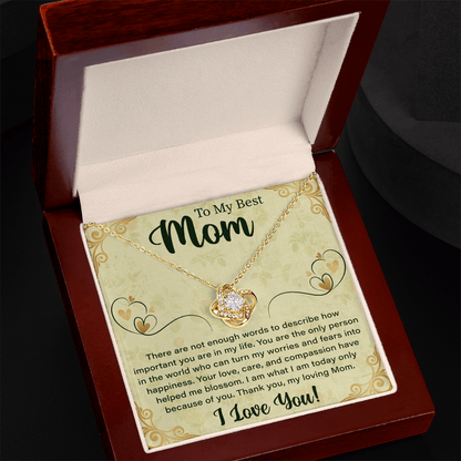 Necklace For Mom: To My Mom Presents, Mother's Day Birthday Gift Ideas From Daughter & Son - Beauty Belliss