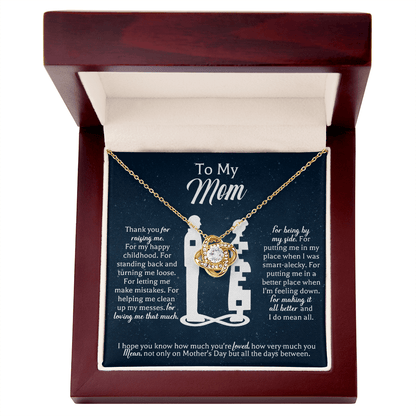 Necklace For Mom: To My Mom Presents, Mother's Day Birthday Gift Ideas From Daughter & Son - Beauty Belliss