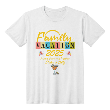 New Year Family Vacation 2025 Unisex t-shirt for your family and your friend. - Beauty Belliss