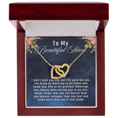 meaningful necklace gift inspiring niece to feel confident and loved