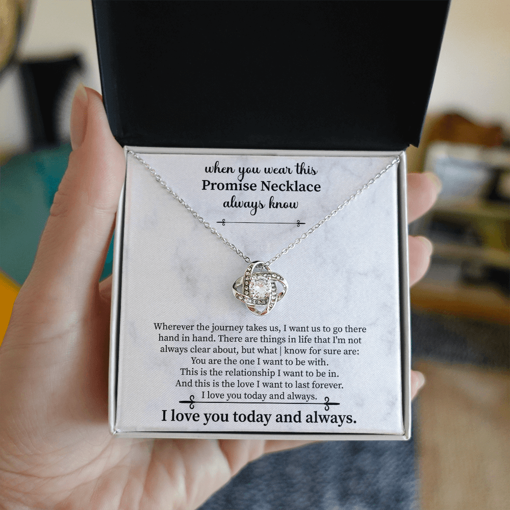 Promise Necklace for Girlfriend from Boyfriend, For Couples, Promise Necklace - Beauty Belliss