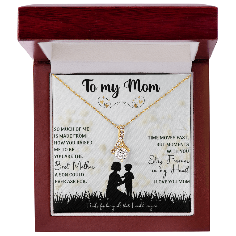 sentimental necklace gift expressing appreciation for the best mom
