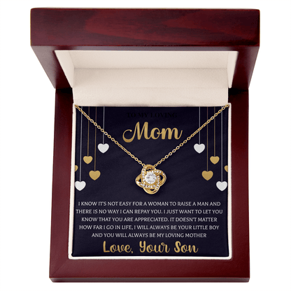 sentimental necklace gift expressing love for mom