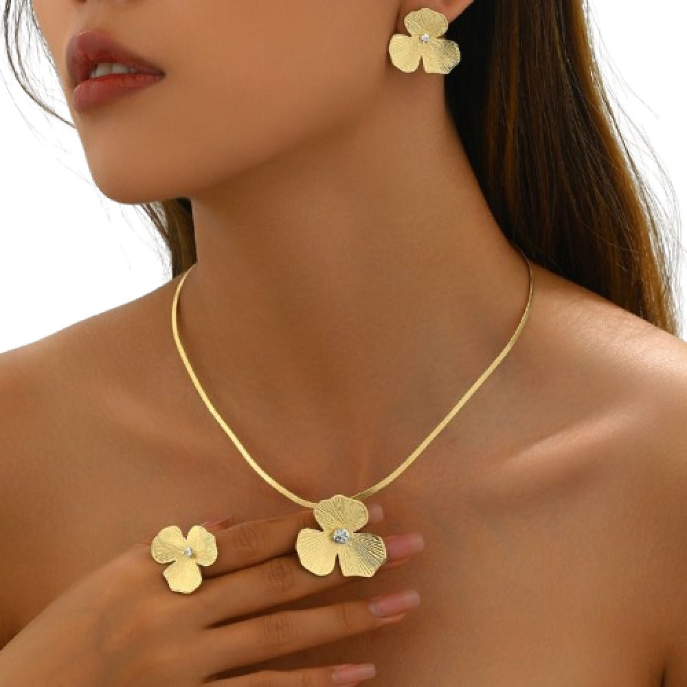 Simple Ladies Necklace and Earring Sets for Women – Perfect for Suit Niche - Beauty Belliss