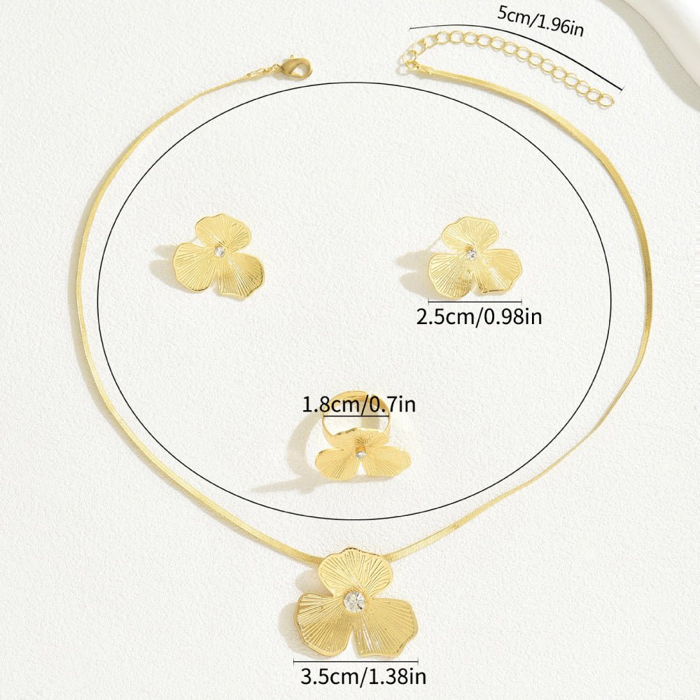 Simple Ladies Necklace and Earring Sets for Women – Perfect for Suit Niche - Beauty Belliss