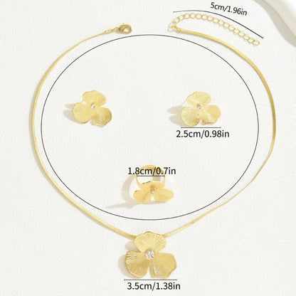 Simple Ladies Necklace and Earring Sets for Women – Perfect for Suit Niche - Beauty Belliss