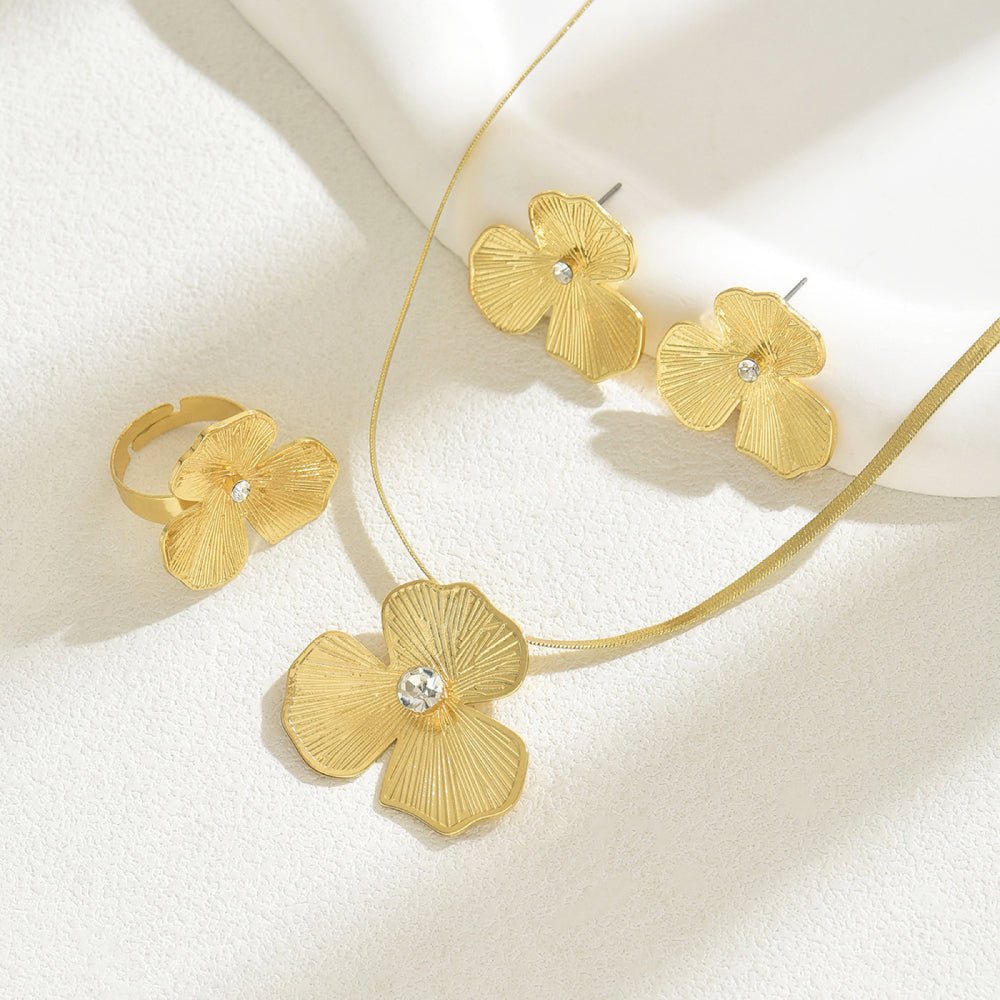 Simple Ladies Necklace and Earring Sets for Women – Perfect for Suit Niche - Beauty Belliss