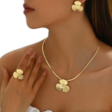 Simple Ladies Necklace and Earring Sets for Women – Perfect for Suit Niche - Beauty Belliss