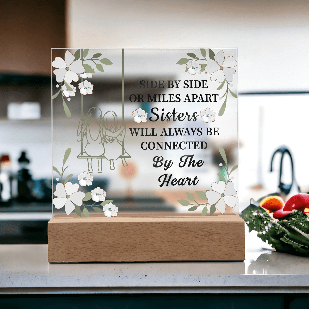 Sister Acrylic Square Plaque - Beauty Belliss