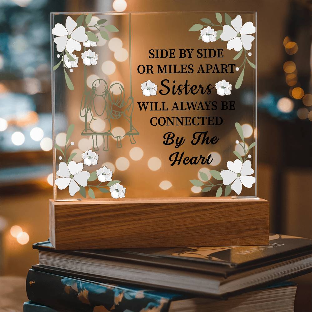 Sister Acrylic Square Plaque - Beauty Belliss