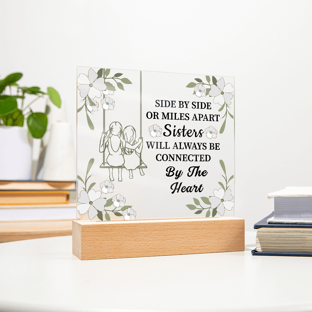 Sister Acrylic Square Plaque - Beauty Belliss