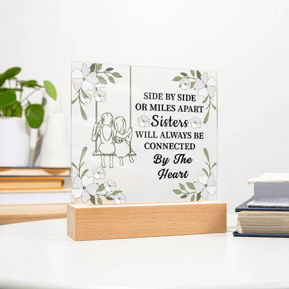 Sister Acrylic Square Plaque - Beauty Belliss