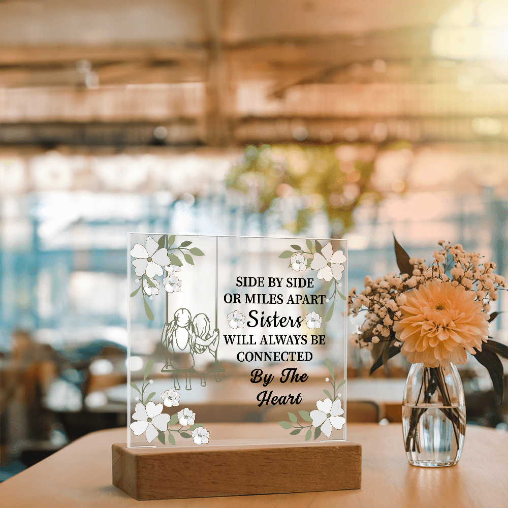 Sister Acrylic Square Plaque - Beauty Belliss