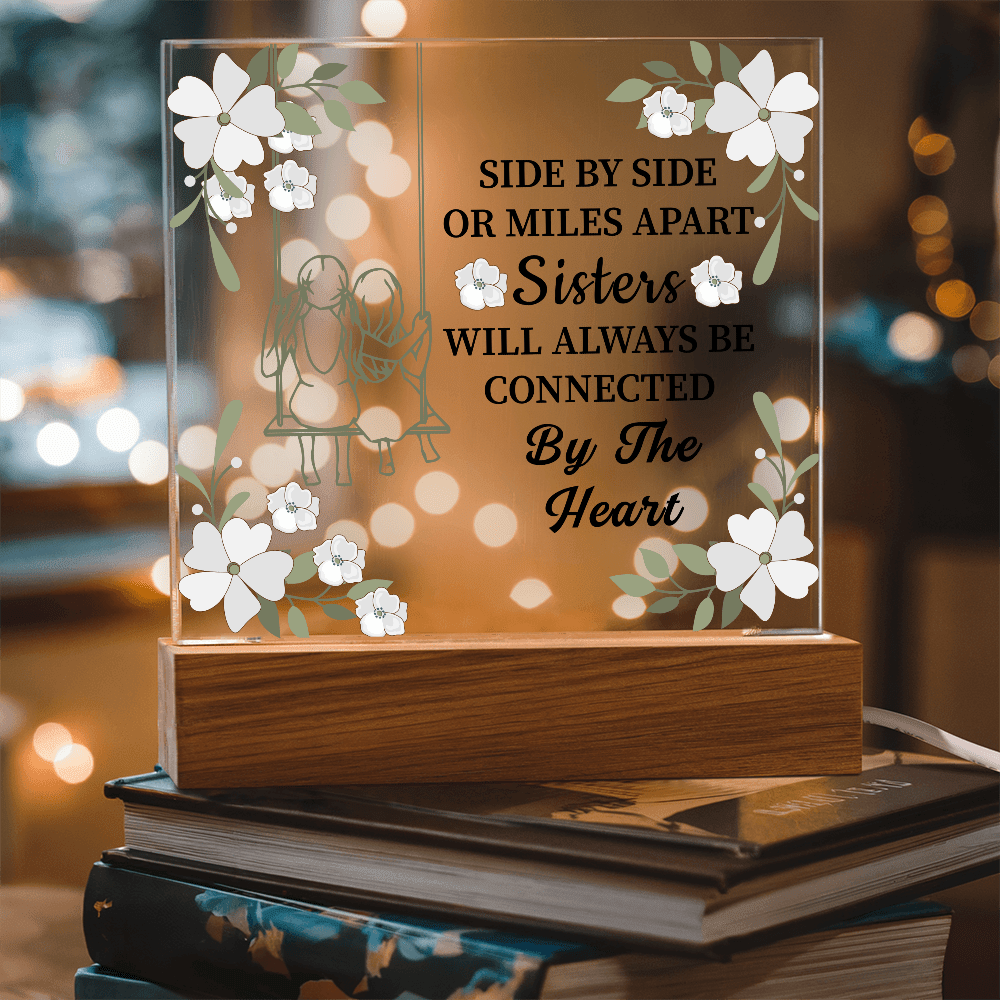 Sister Acrylic Square Plaque - Beauty Belliss