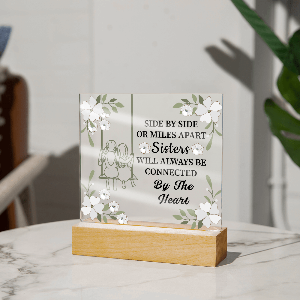 Sister Acrylic Square Plaque - Beauty Belliss